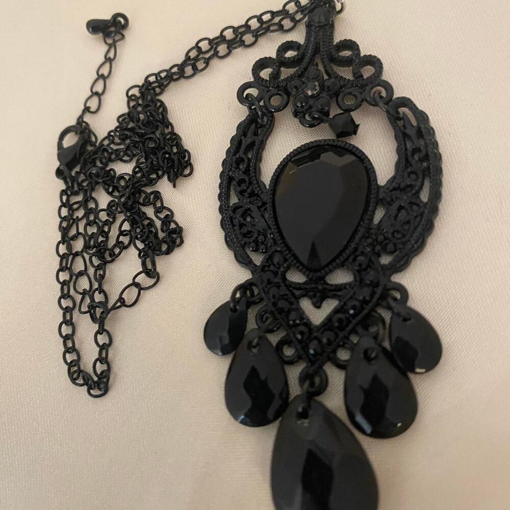Victorian Whimsical Goth with 18inch expandable chain